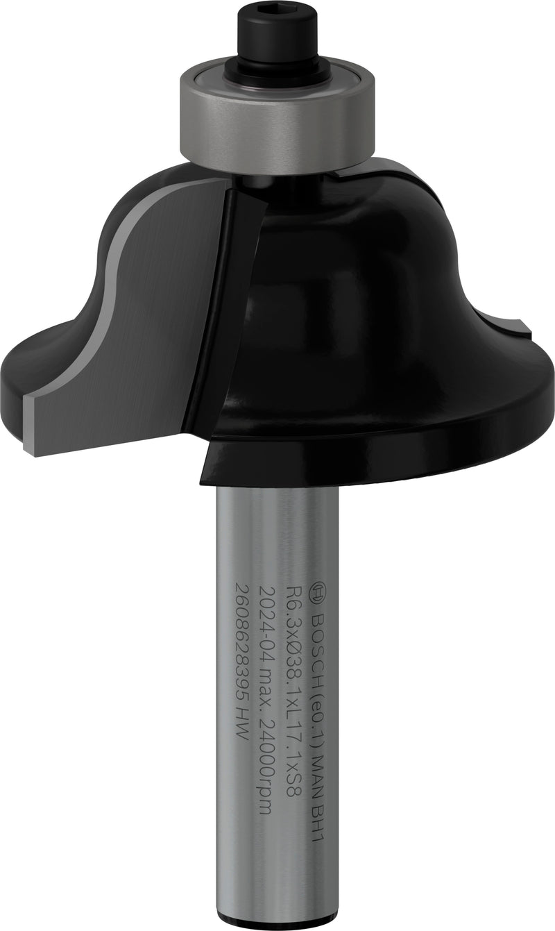 Bosch PRO router bead mill, R 6.3, 8 mm shank