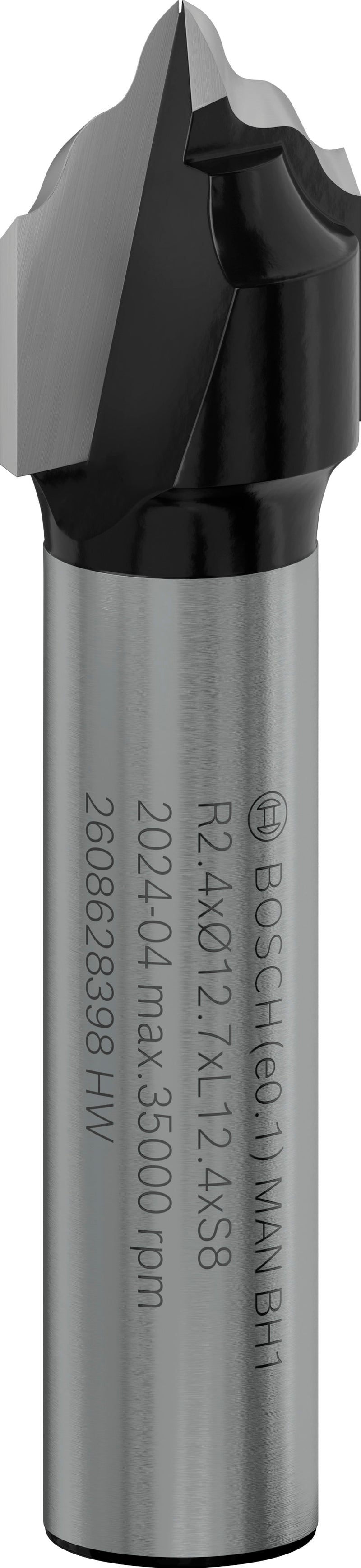 Bosch PRO groove and channel cutter for router, R 2.4, 8 mm shank