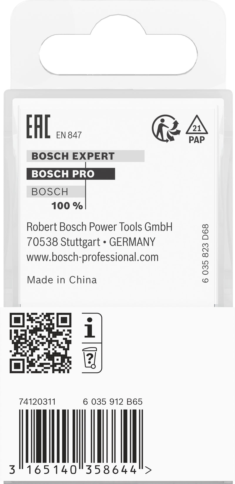Bosch PRO router groove router, C 5, 8 mm shank
