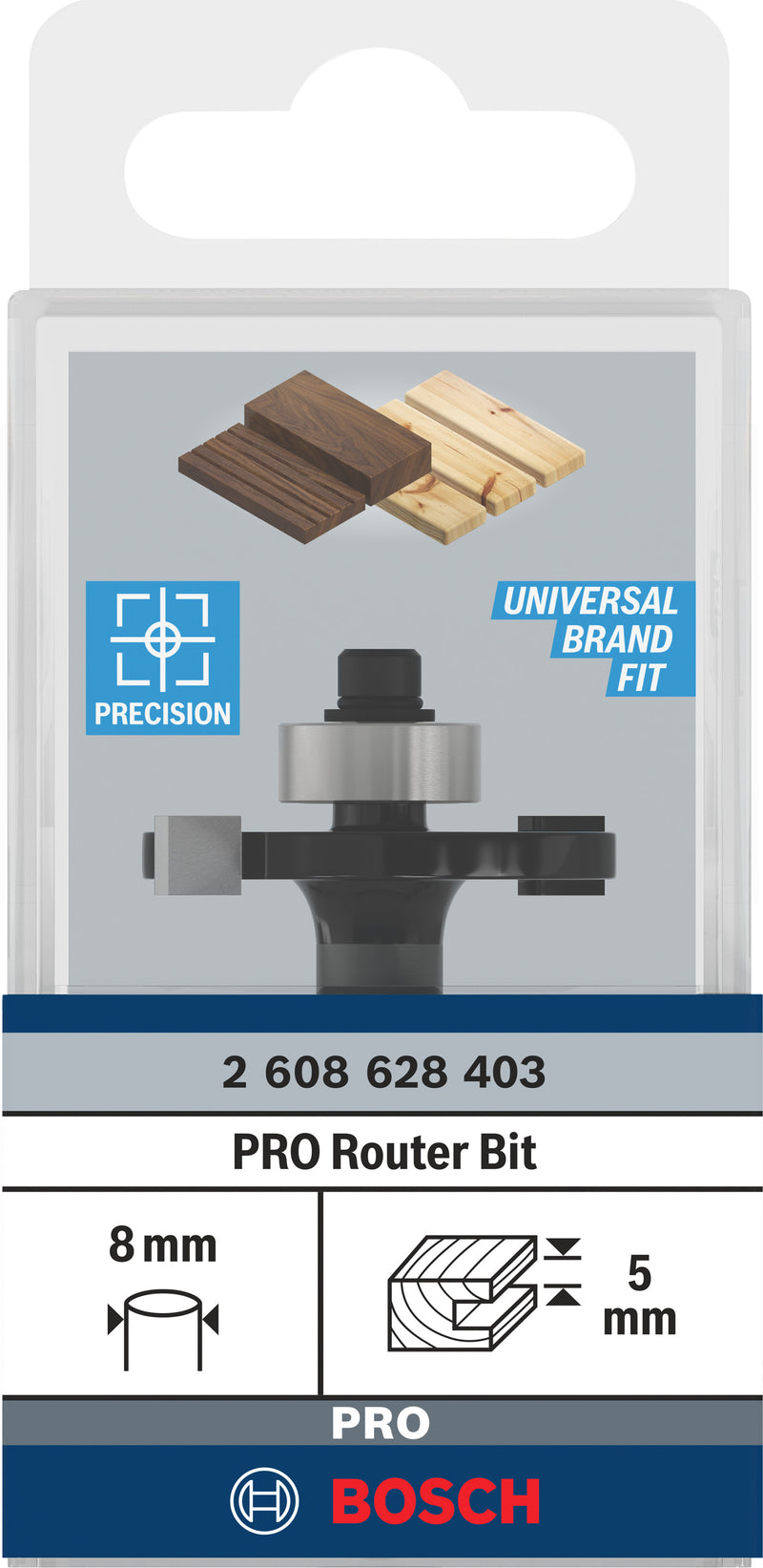 Bosch PRO router groove router, C 5, 8 mm shank