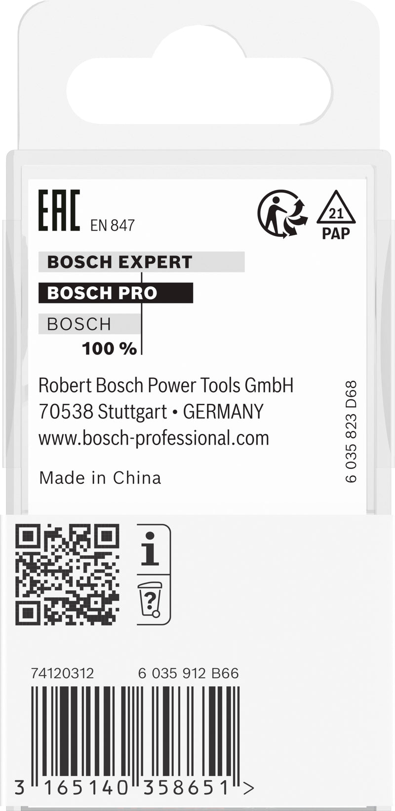 Bosch PRO router groove router, C 6, 8 mm shank