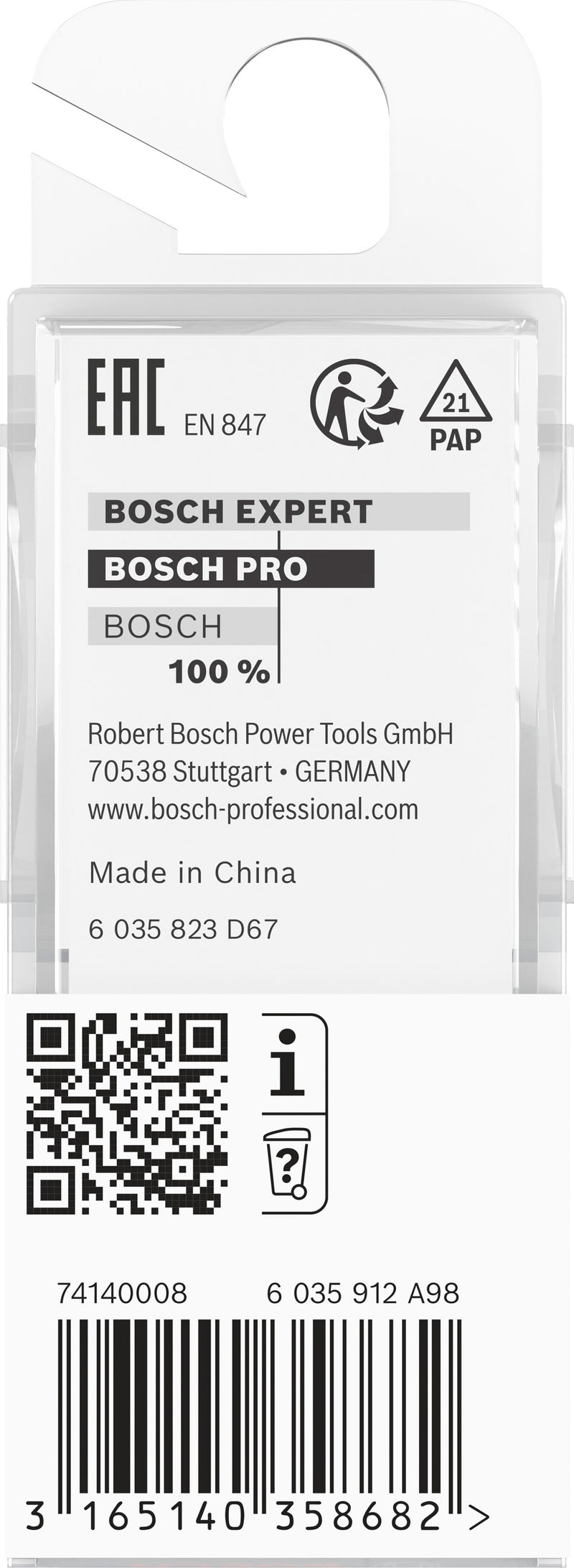 Bosch V-grooving router bit for PRO router, 90° x Ø 16, 8 mm shank