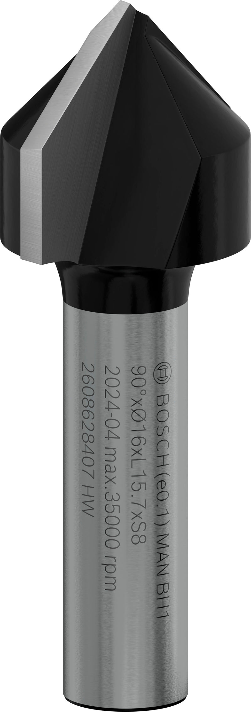 Bosch V-grooving router bit for PRO router, 90° x Ø 16, 8 mm shank