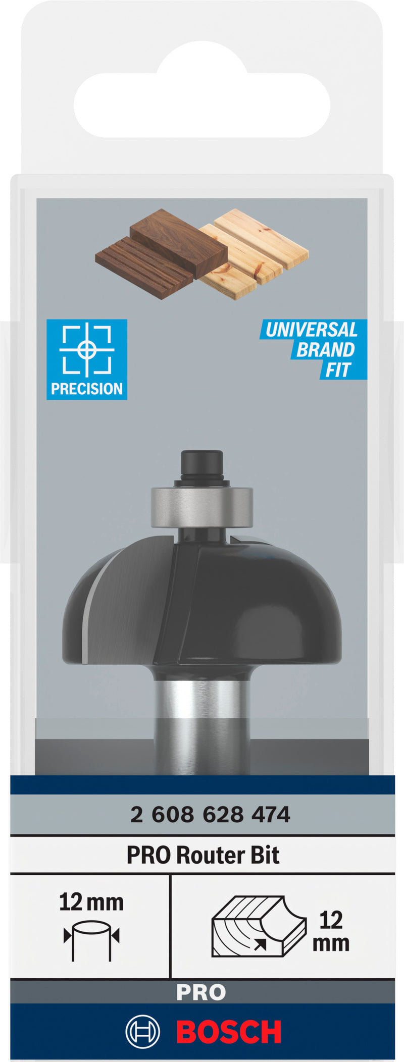 Bosch PRO pocket router, R 12, 12 mm shank