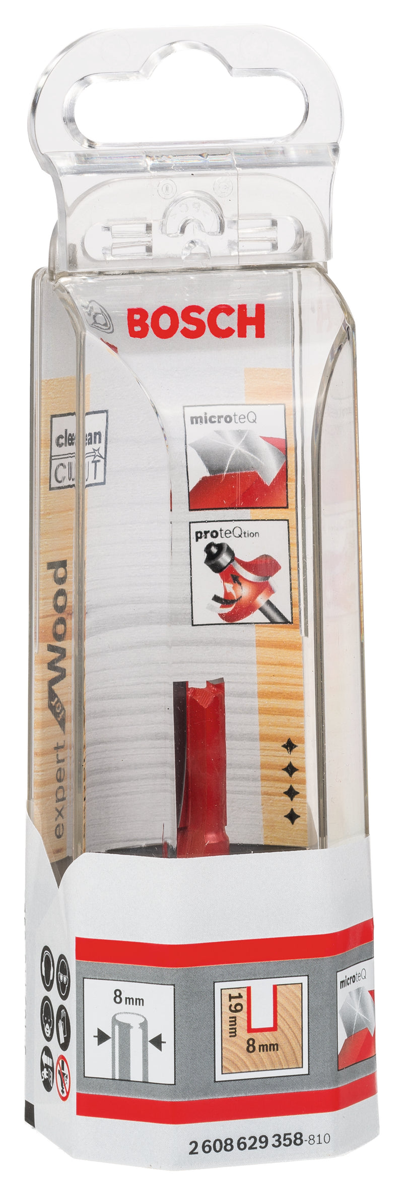 Bosch Straight bit 8x8x52