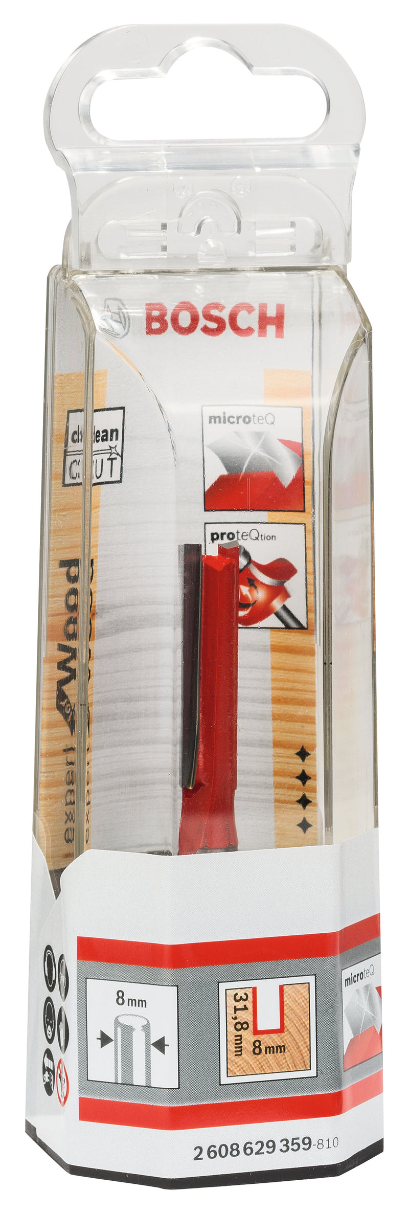 Bosch Straight bit 8x8x70