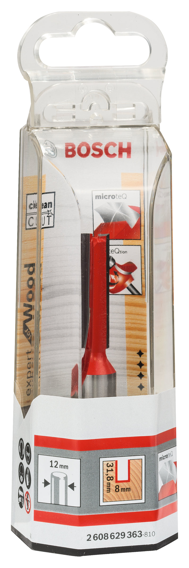 Bosch Straight bit 12x8x76