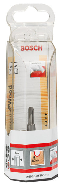 Bosch Solid carbide router bit 8x6x50,8