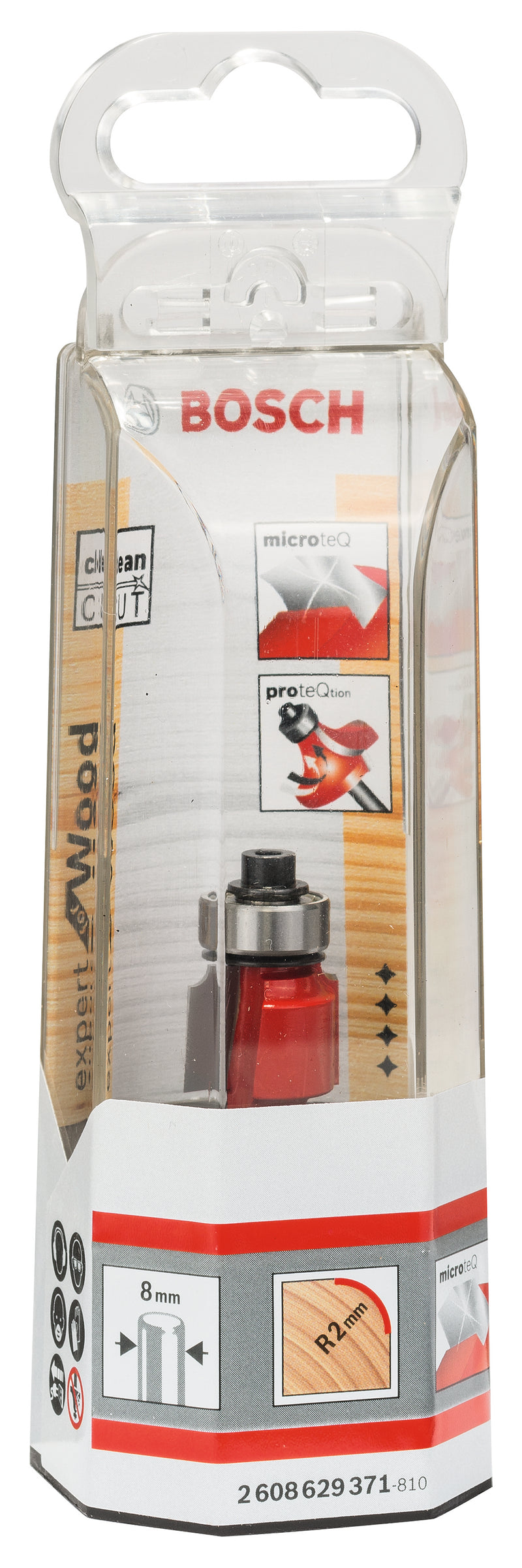 Bosch Round.Over Bit +Guide Pin 8x16,7x55