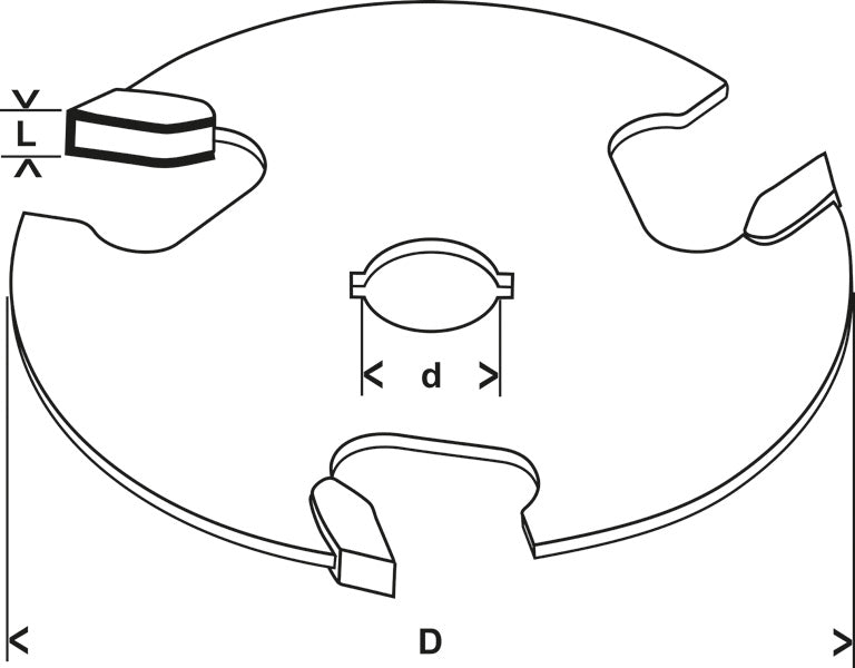 Fresa de ranuras Bosch 7,94x50,8x2,5