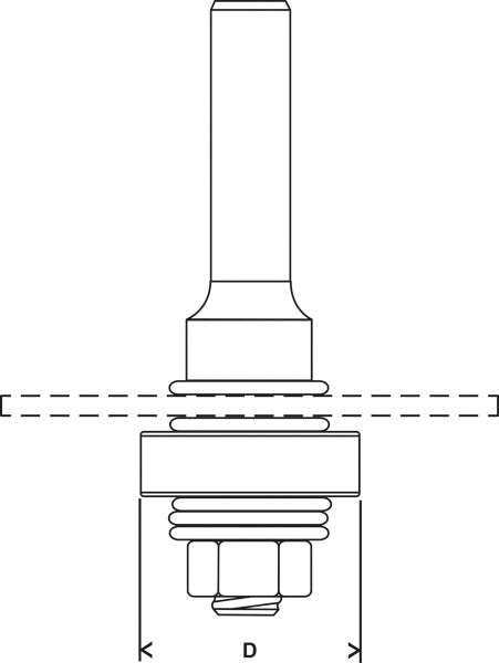 Bosch Slot cutter 8x22x60,3