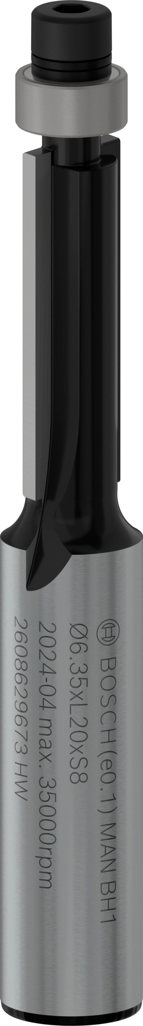 Bosch PRO Router Bit Flush Trim, Ø6.35xL20, Sh