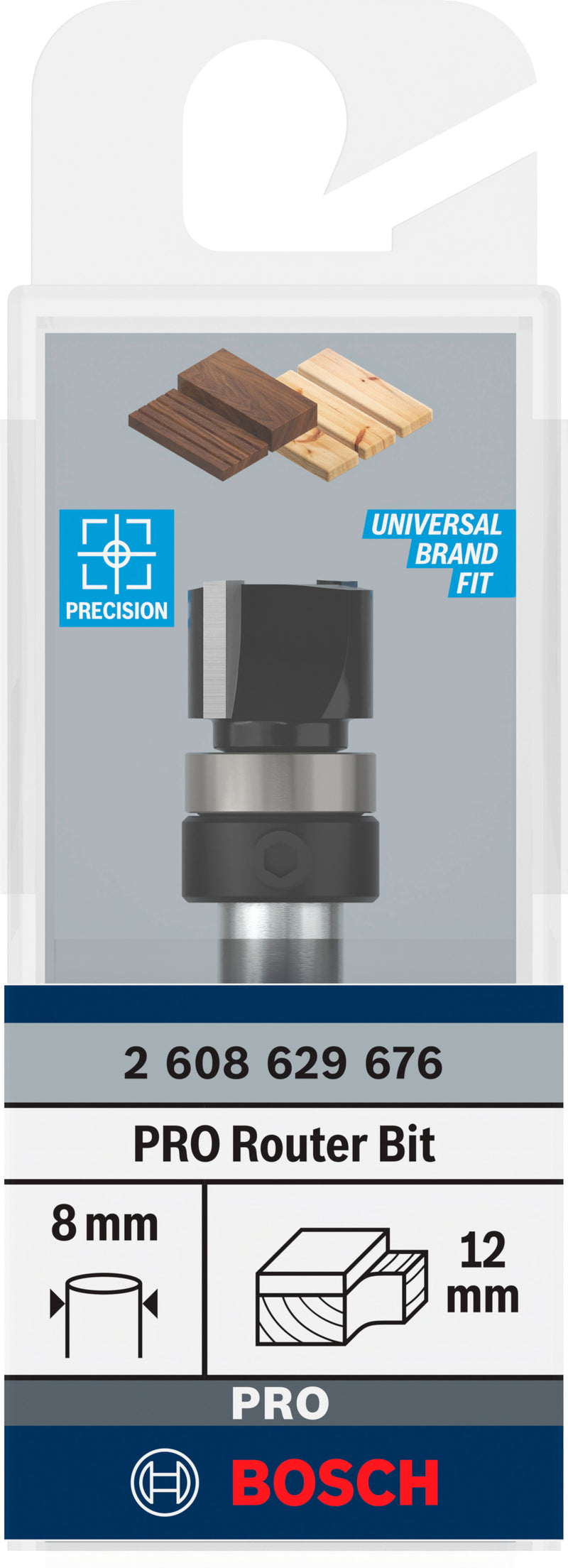 Bosch PRO Router Bit Flush Trim Top Bearing, Ø