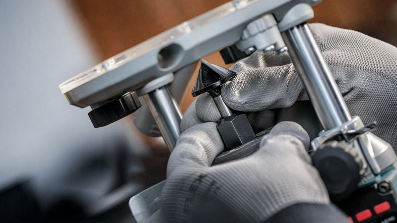 Bosch PRO Router Bit V-Groove, 90°xØ31.8, Shan