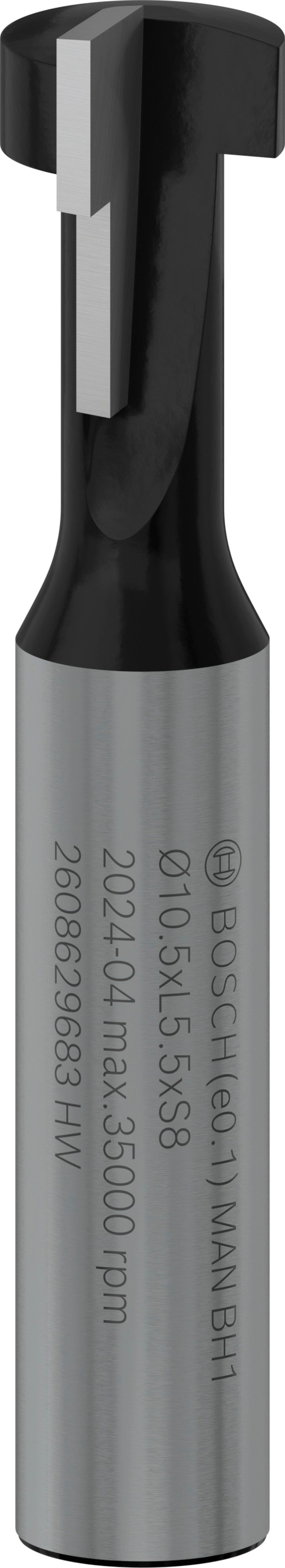 Bosch PRO Router Bit T slotting, Ø10.5xØ6.6, S