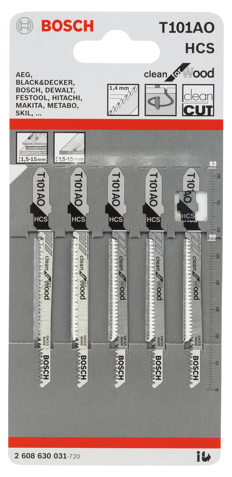 Bosch Saw Blade Set RB - 5ER T 101 AO