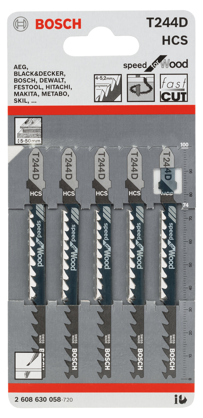 Bosch Saw Blade Set RB - 5ER T 244 D