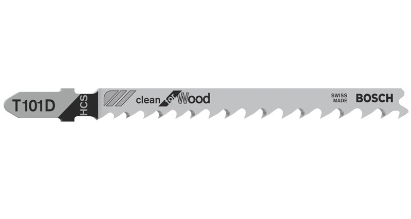 Bosch T 101 D Jigsaw Blade. Clean for Wood