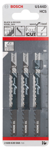 Bosch U144D HCS Speed for Wood 3Pack