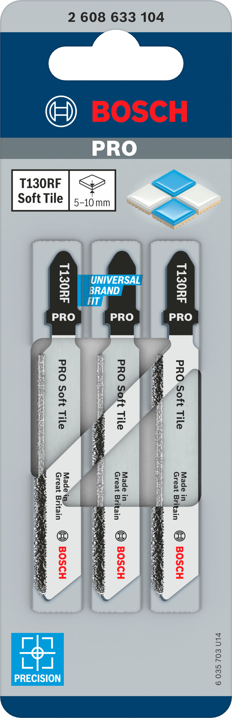 Bosch T130RIFF HM Spec. f. CoarseCeramics 3Pck