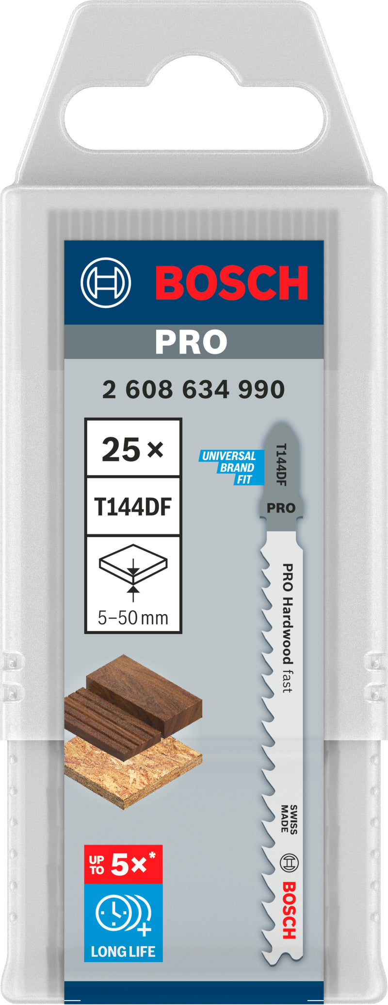 Bosch T144DF HCS Speed for HardWood 25Pack