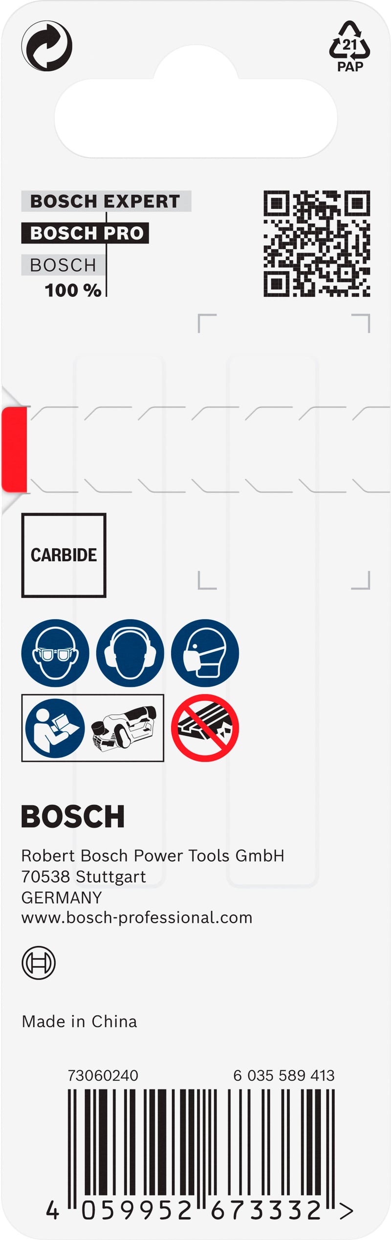 Bosch PRO Planer Knife, 1.1x5.5x56 mm (2pcs)