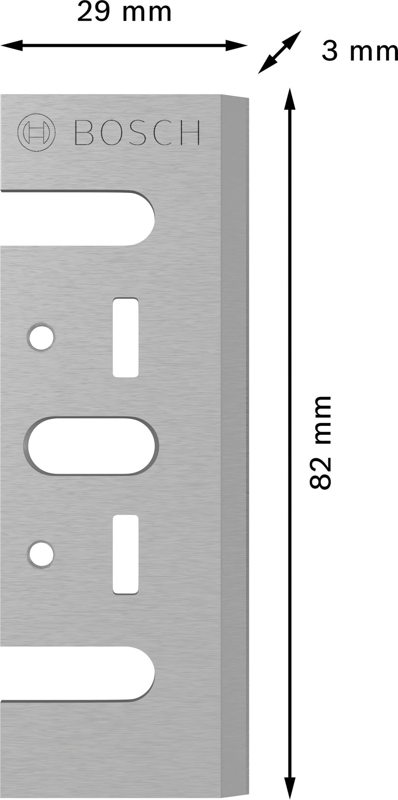 Lâmina de aplainar Bosch Accessories (Lâmina de plaina PRO, 82 x 29 x 3 mm)