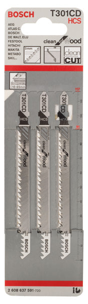 Bosch T301CD HCS Clean for Wood 3Pack