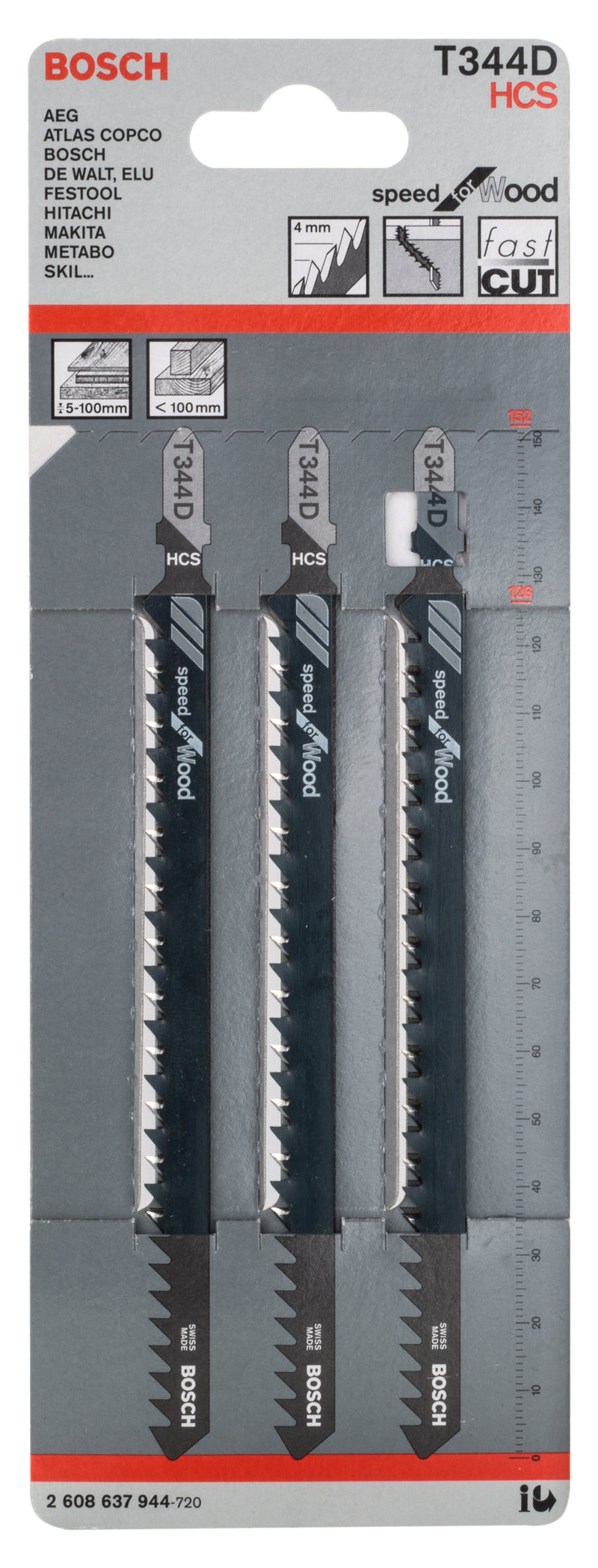 Bosch Saw Blade Set RB - 3ER T 344 D