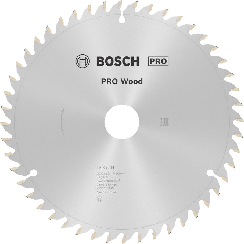Bosch Circular Saw Blade OP WO B 210x30-48