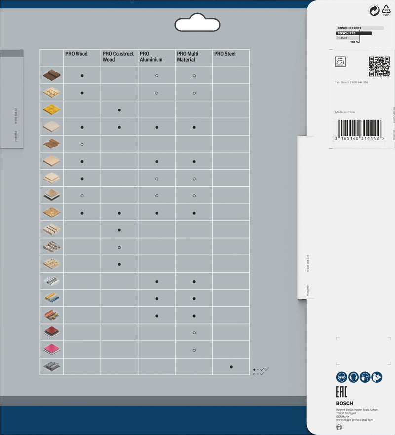 Lâmina de serra circular Bosch OP WO B 254x30-40