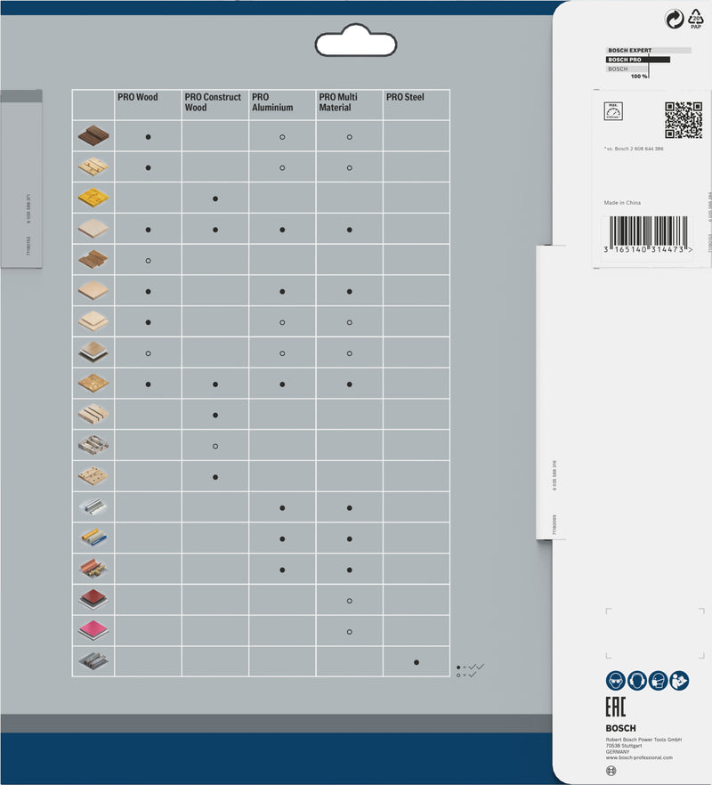 Lâmina de serra circular Bosch OP WO B 254x30-40