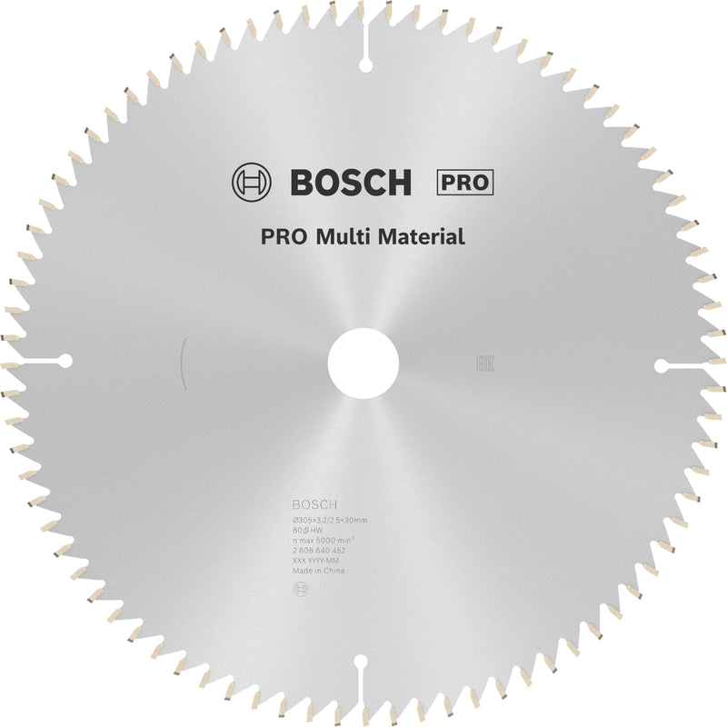 Bosch Circular Saw Blade MM MU B 305x30-80