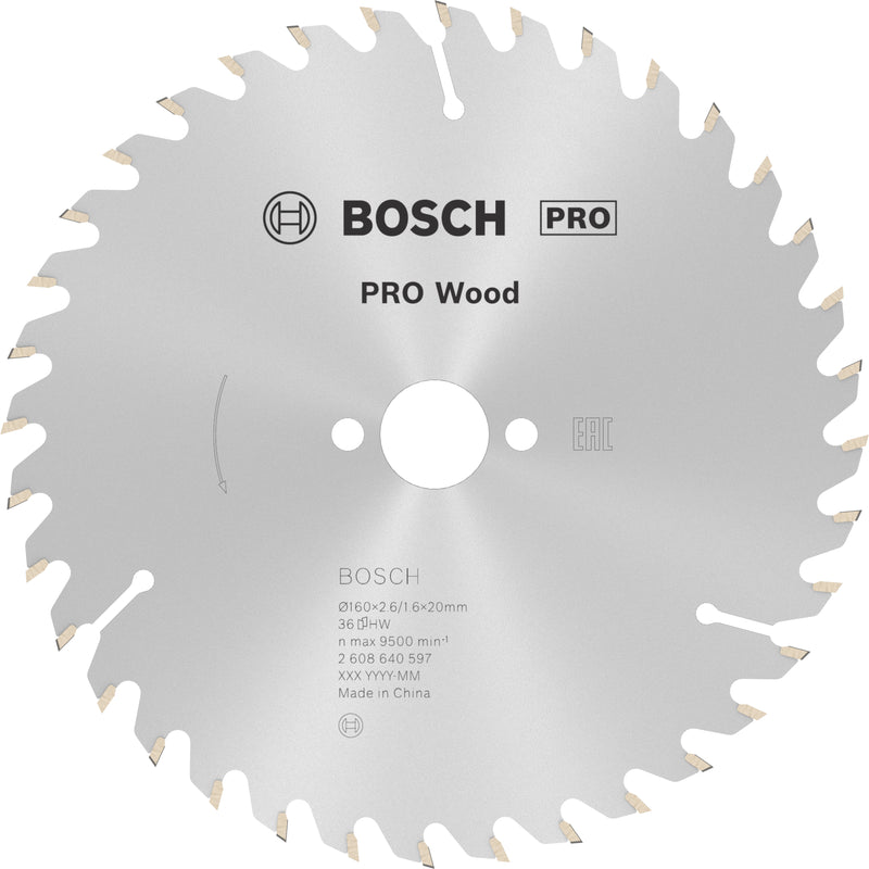 Bosch Circular Saw Blade OP WO H 160x20-36