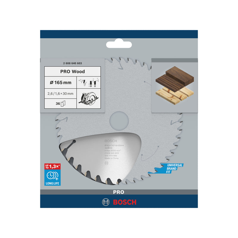Bosch Circular Saw Blade OP WO H 165x30-36