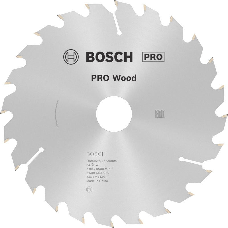 Bosch Circular Saw Blade OP WO H 180x30-24