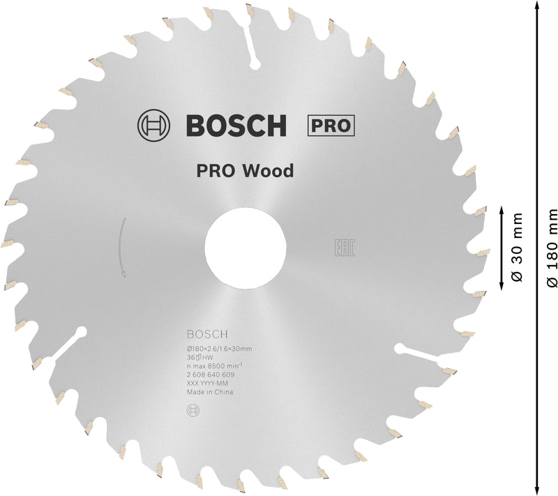 Bosch Circular Saw Blade OP WO H 180x30-36