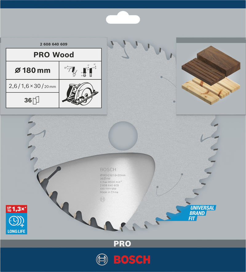 Bosch Circular Saw Blade OP WO H 180x30-36