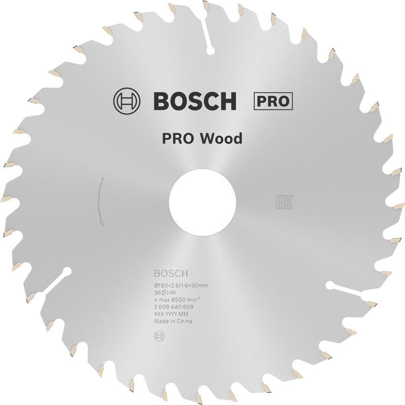 Bosch Circular Saw Blade OP WO H 180x30-36