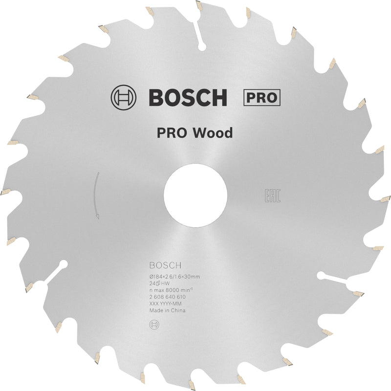 Bosch Circular Saw Blade OP WO H 184x30-24
