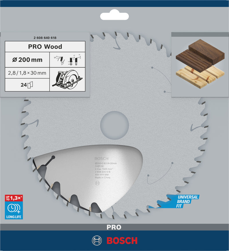 Lâmina de serra circular Bosch OP WO H 200x30-24