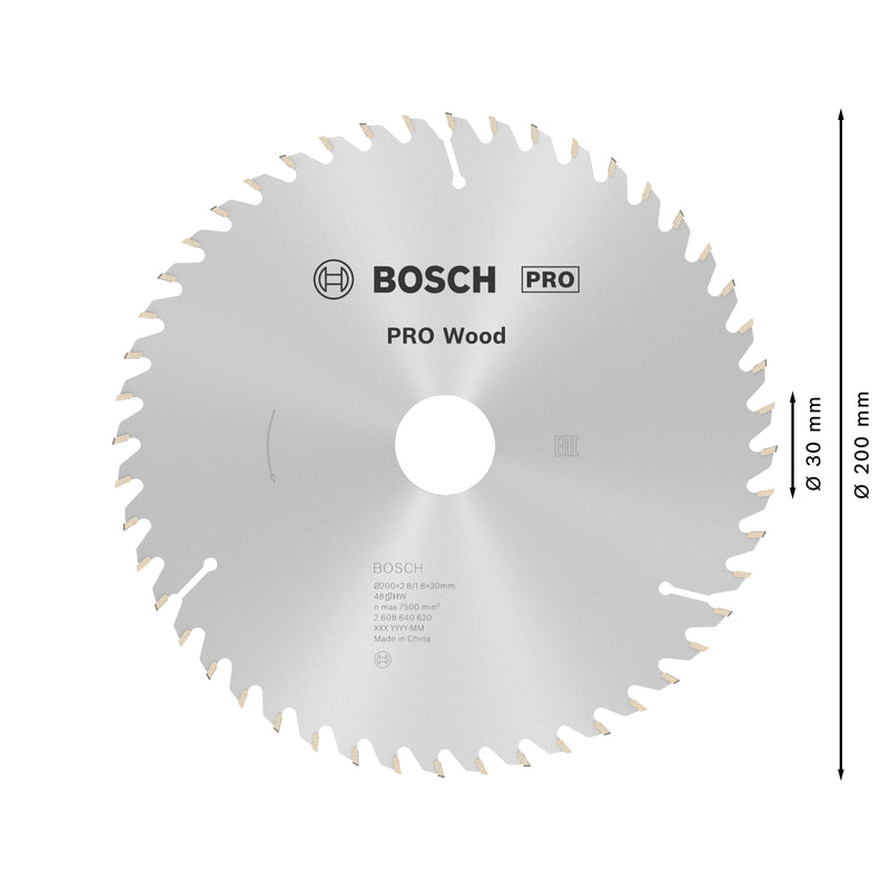 Bosch Circular Saw Blade OP WO H 200x30-48