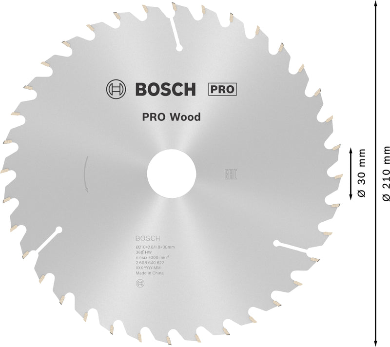 Bosch Circular Saw Blade OP WO H 210x30-36