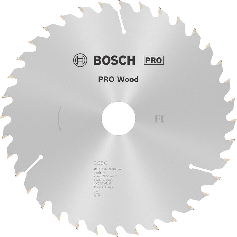 Bosch Circular Saw Blade OP WO H 210x30-36