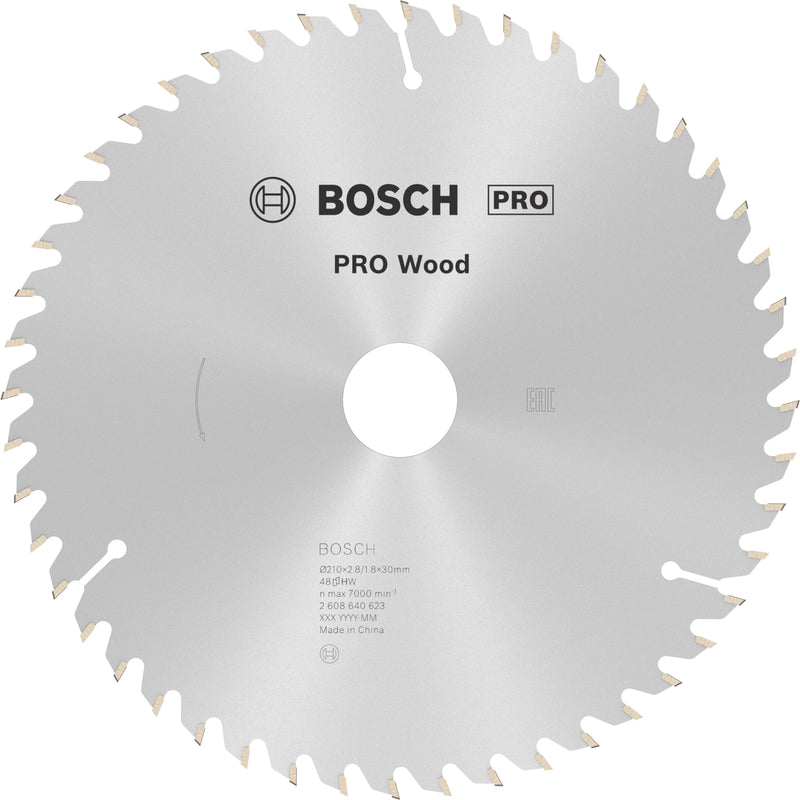Bosch Circular Saw Blade OP WO H 210x30-48