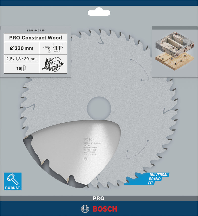 Lâmina de serra circular Bosch CW WO H 230x30-16