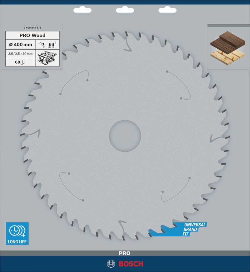 Lâmina de serra circular Bosch OP WO S 400x30-60