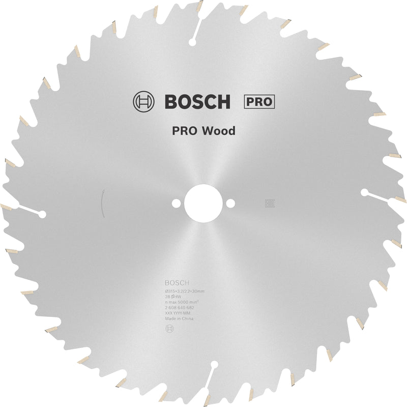Bosch Circular Saw Blade SE WO T 315x30-28