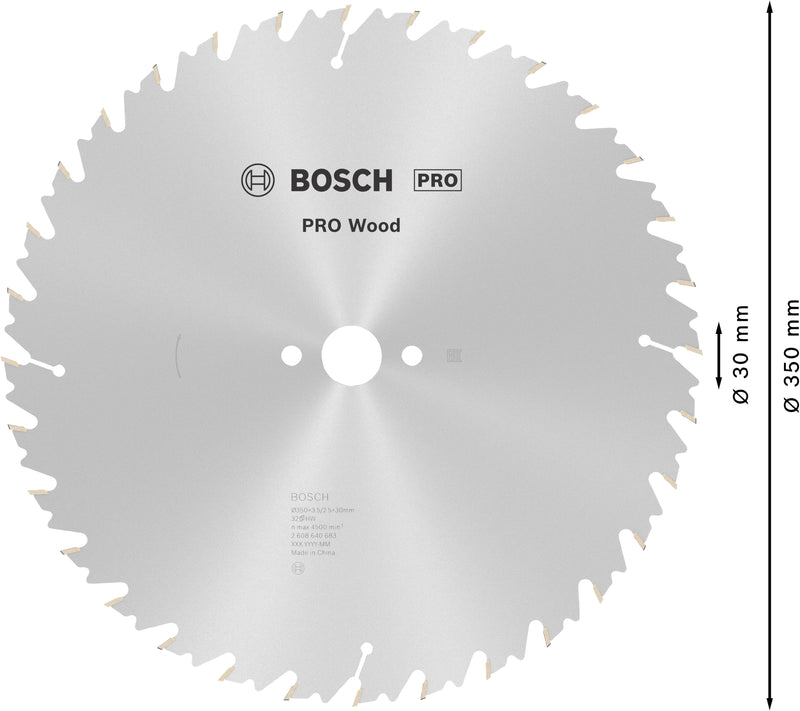 Bosch Circular Saw Blade SE WO S 350x30-32