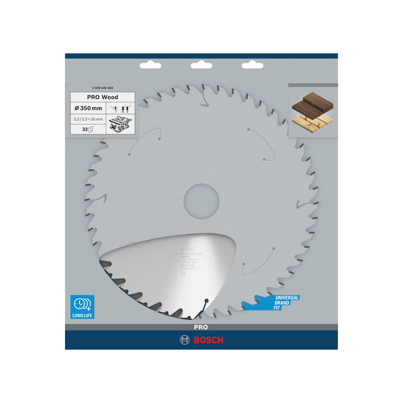 Bosch Circular Saw Blade SE WO S 350x30-32